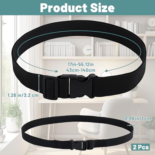Bremorou Adjustable Mattress Moving Straps - 2 Pack, Heavy Duty Buckles