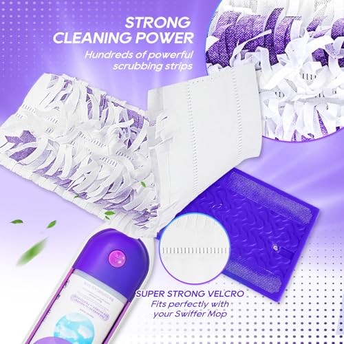 YagoDago Disposable Power Mop Refills for Swiffer - 5x Cleaning Power