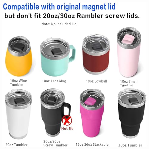 Magnetic Slider Replacement Block for Yeti Lids - 2 Pack