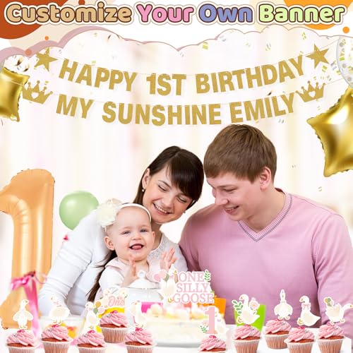133PCS Gold DIY Banner Kit - Personalized Custom Party Letter & Symbol Set