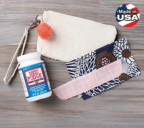 Mod Podge Fabric - 8 oz Transparent Decoupage Glue for Crafts