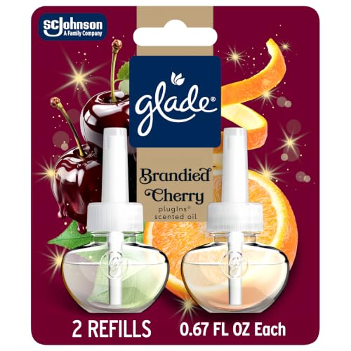 Glade PlugIns Brandied Cherry Scented Oil Refill - 2 Count