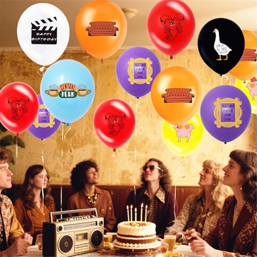 24pcs Colorful Friendship Balloons for Birthday Parties