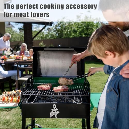 BBQ Meat Temperature Magnet Chart - Perfect Gift for Grillers