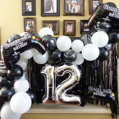 32 Inch Silver Letter & Number Balloons for Party Decor