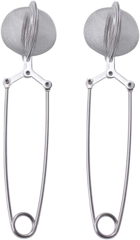 Zerodeko Stainless Steel Flour Spreader - 2-Pack Fine Mesh Strainers for Baking | 6.57 Inch Handheld Sifters
