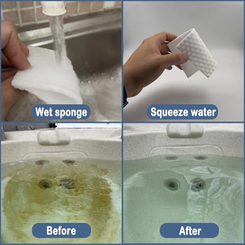 30 Pack High-Density Melamine Foam Cleaning Pads - No Detergent Needed