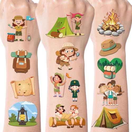 Girl Scout Temporary Tattoos 300+ Cute Outdoor Camping Party Favors