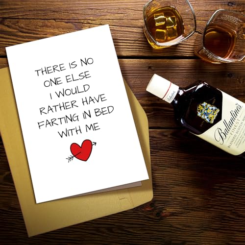 Funny Farting Birthday Card for Husband or Wife - Humorous Greeting Card