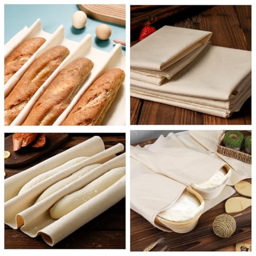 Cotton Bread Towels for Sourdough Baking - 14.1 x 17.7 Inch