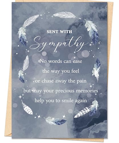 Sympathy Card for Loss of Loved One - Thoughtful Gift Card