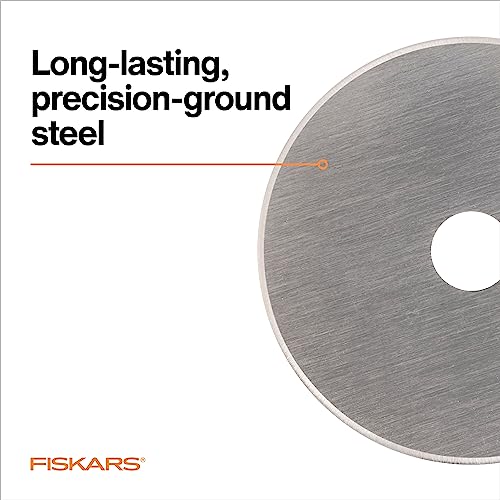 Fiskars 45mm Rotary Blades - 5 Pack Replacement for Crafts & Sewing