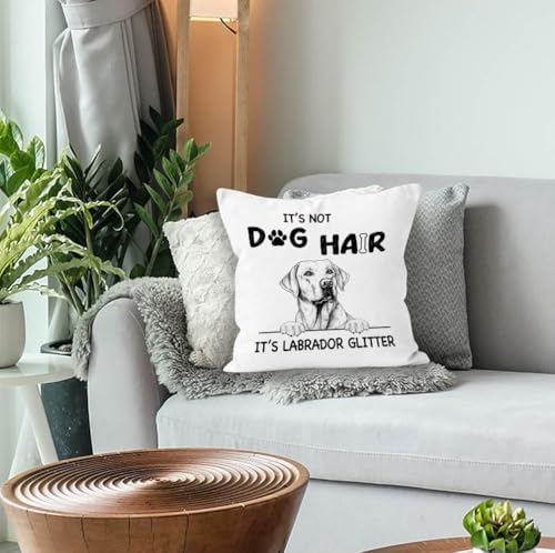 Labrador Retriever Pillow Cover 18x18 - Glitter Dog Design