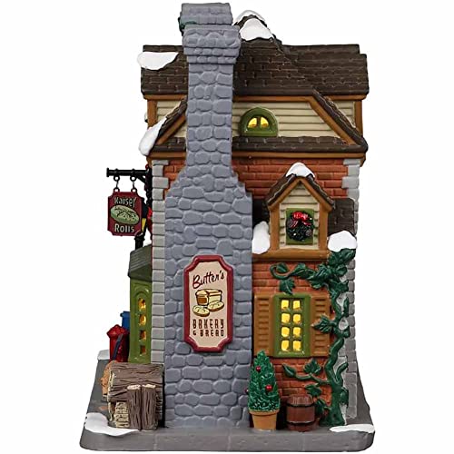 Lemax Village Collection Bakery Scene with Bread & Pastries - Seasonal Village Accessory