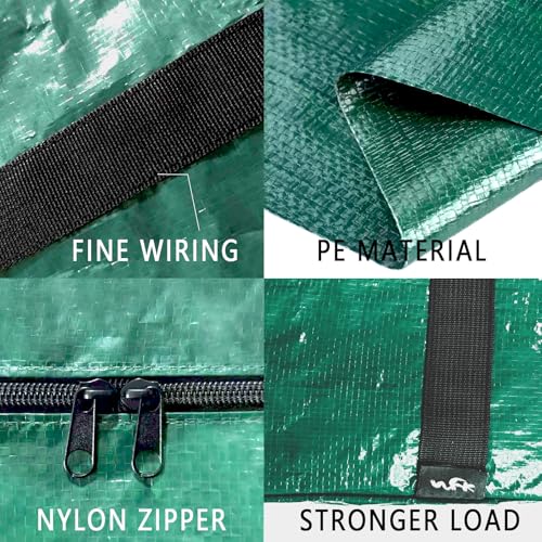 Large Waterproof Christmas Tree Storage Bag - Green, 9FT Holiday Organizer