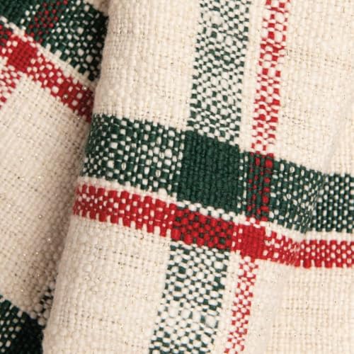 Now Designs Noel Plaid Christmas Table Runner - Festive Holiday Decor