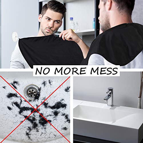 Beard Bib Apron for Men - Grooming Cape & Hair Catcher Gift