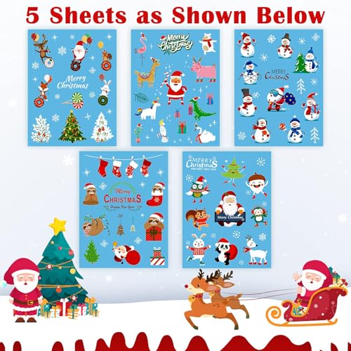 Christmas Temporary Tattoos for Kids - 90 Fun Designs