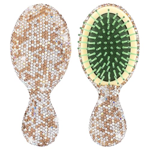 RP Remarkable Power Champagne Mini Hair Brush Portable Comb