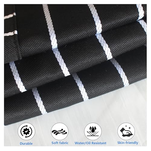 Adjustable Unisex Kitchen Aprons - 2 Pack with Large Pockets
