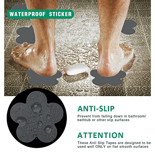 28 PCS Non-Slip Bathtub Stickers - Adhesive Anti-Slip Safety Strips for Bath & Shower