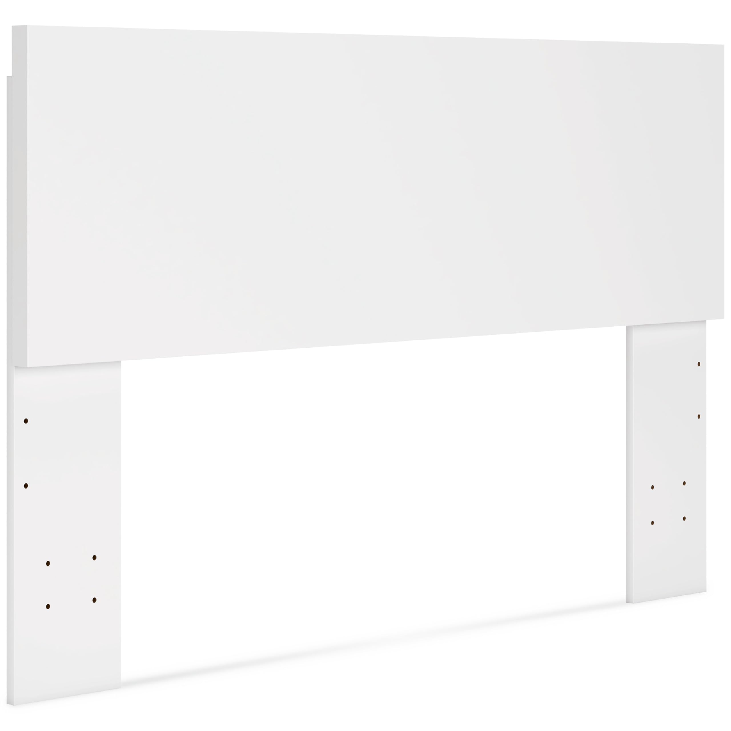 Signature Design by Ashley Onita Contemporary Queen Panel Headboard with Adjustable Height, Wood and Decorative Laminate, 39.53" High, Solid White Finish