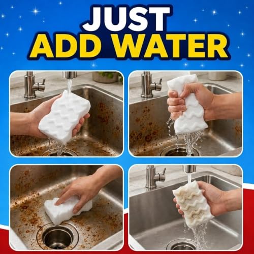 Cerexult 10-Pack 3X Density Magic Sponge Erasers Heavy Duty Cleaning Sponges