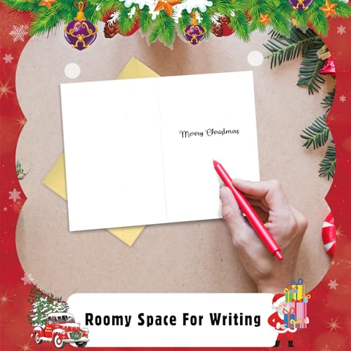 Funny Christmas Card for Boyfriend - Humorous Holiday Card with Envelope