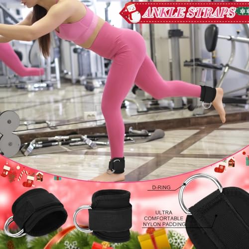 Black 12-Day Gym Advent Calendar Christmas Workout Gift Set for Fitness Enthusiasts