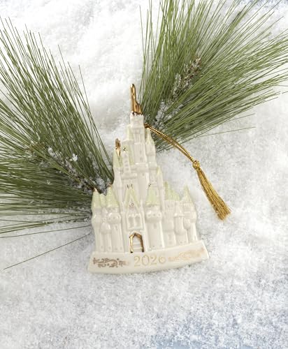 Cinderella Castle Ornament 2026 - Hand-Painted Porcelain Keepsake