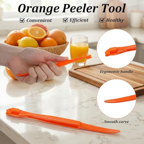 8-Piece Citrus Peeler Set - Easy Orange, Lemon & Mango Peeler Tools