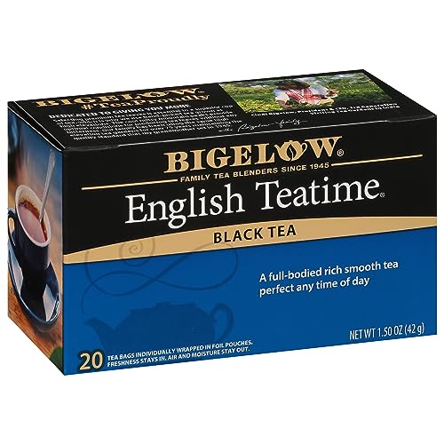 Bigelow English Teatime Black Tea, 120 Individually Wrapped Tea Bags (6-Pack)
