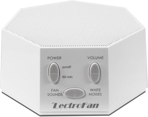 Adaptive Sound Technologies LectroFan Classic White Noise Machine - Compact Sleep Aid with 20 Non-Looping Sounds for Travel & Home