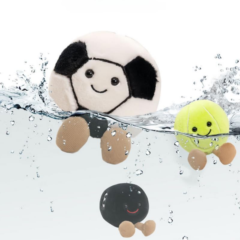 Mini Plush Football Toy - 5.5 Inch Soft Sports Ball for Kids & Decor - Football