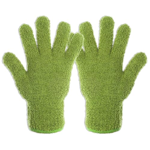 Microfiber Dusting Gloves for Houseplants - Reusable & Washable