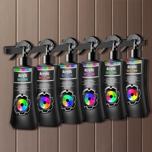 Harhana 14-Inch Slim Stainless Steel Spray Bottle Holder