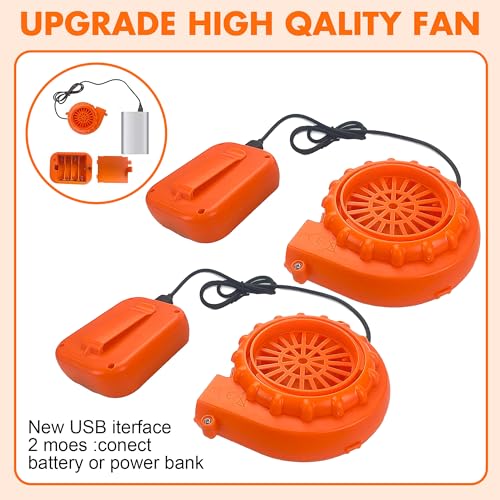 Replacement Air Blower Fan for Inflatable Costumes - 2 Packs