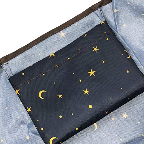 Large Foldable Nylon Tote Bag - Reusable Grocery Shopping Bag