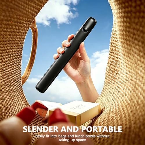 2 PCS Portable Chopstick Storage Case, Slim Plastic Utensil Holder