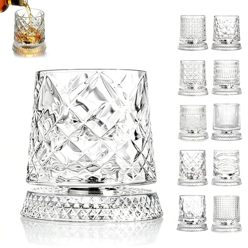 360° Rotating Whiskey Glass - Unique Sword Gift for Men & Dad