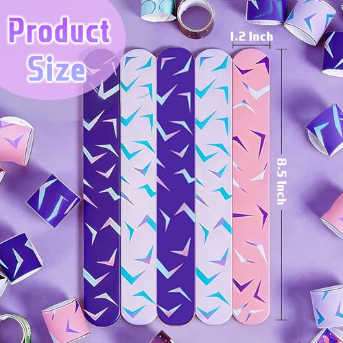 24 Pcs Kpop Slap Bracelets - Fun Party Favors & Gifts