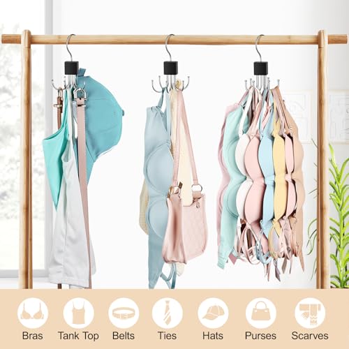 2 Pack Bra Hanger with 36 Hook Capacity – Closet Organizer