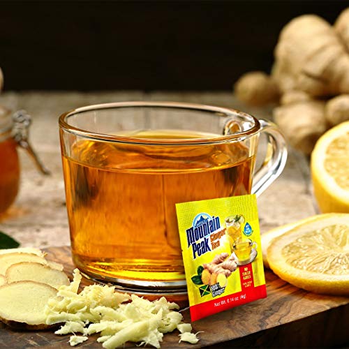 Jamaica Mountain Peak Unsweetened Instant Ginger Tea - 14 Sachets