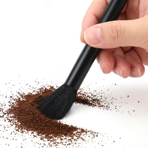 KFHENSOMR 2Pcs Coffee Grinder Cleaning Brush Dual-Head Espresso Brush
