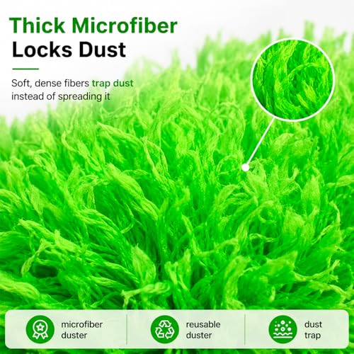 Azun Extendable Microfiber Duster for Ceiling Fans - 30-100 in