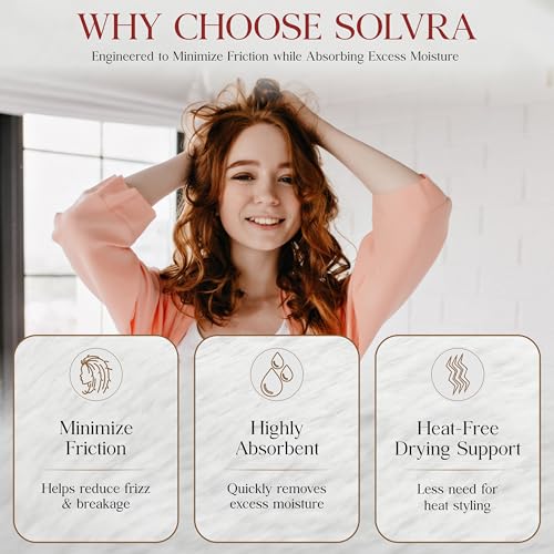 3 Pack Large Microfiber Hair Towel Wraps for Women - Quick Dry & Anti-Frizz