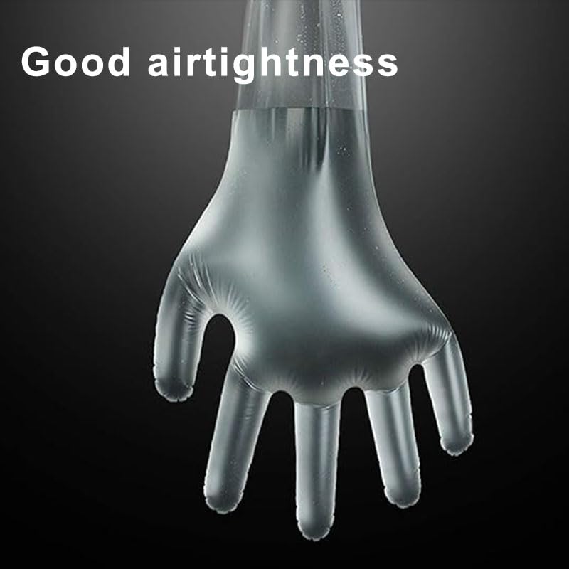 Lupdato 50Pcs Extra Long Veterinary Rectal Gloves, 38-Inch Arm Sleeves