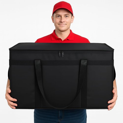 Bodaon Insulated Food Delivery Bag - XXXL Pizza Cooler for Rideshare & Catering | Thermal Carrier for Hot & Cold Items