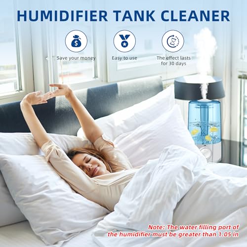AMI PARTS Universal Humidifier Cleaner Fish - 6 Pack for Humidifiers & Fish Tanks