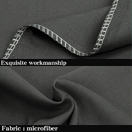 NTBAY King Microfiber Pillowcases - 2 Pack, 20 x 36, Dark Grey